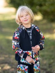 Dětská mikina na zip, svět graffiti