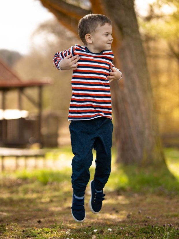 Detské nohavice JOGGER JEANS BLUE