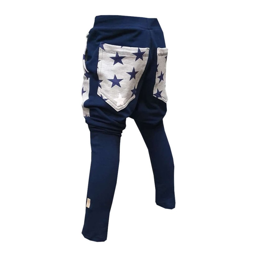 Dětské kalhoty PARKOUR BLUE STAR (Velikost 104)