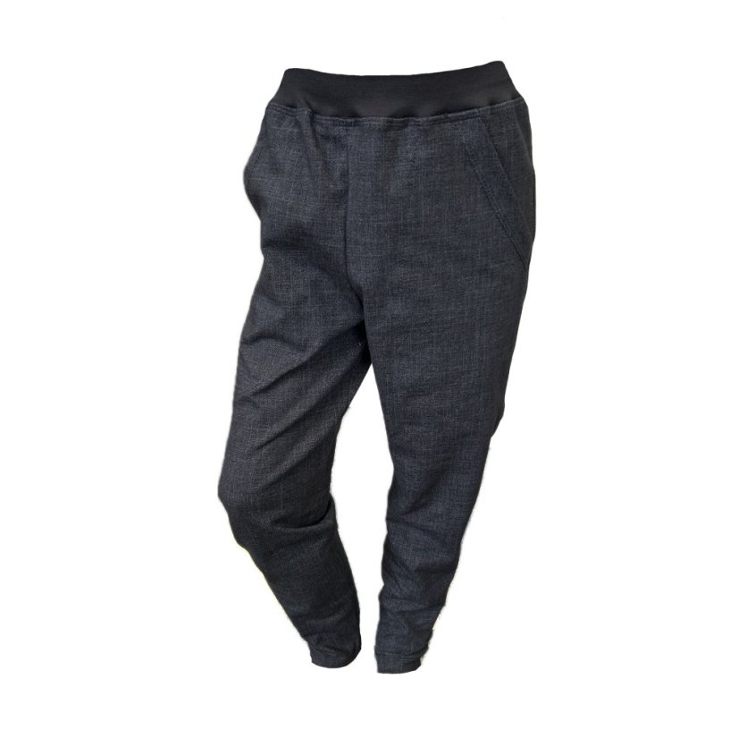 Dětské tepláky JOGGER JEANS BLACK lehké