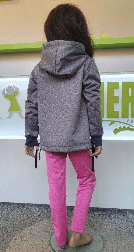 Softshellová mikina ELAST GREY MELE