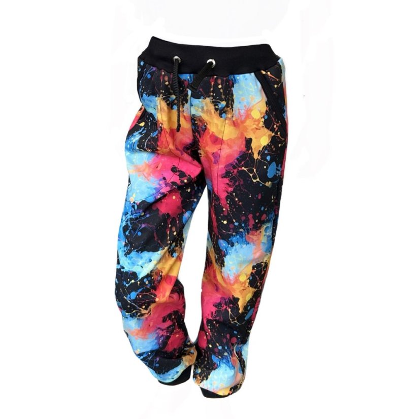 Dětské softshellové kalhoty THIN bez fleecu