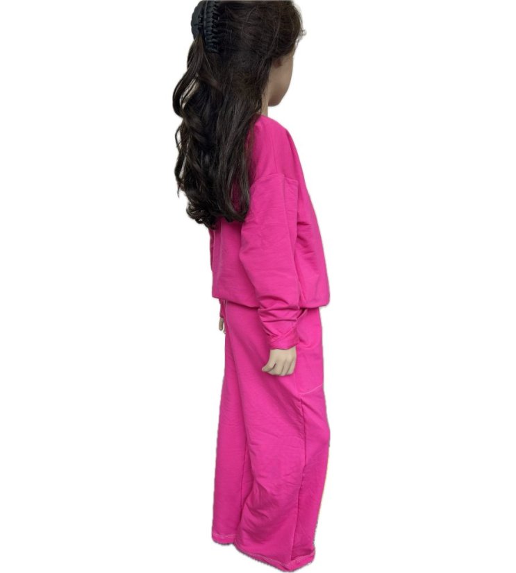 Dětské kalhoty TUBE MAX BAMBUS, sytě růžová