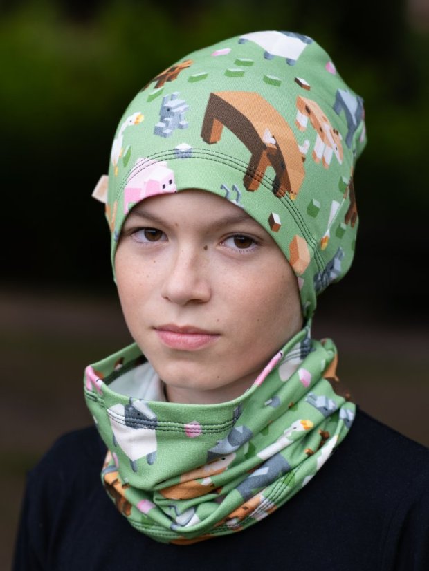 Nákrčník, zvířátka z kostek