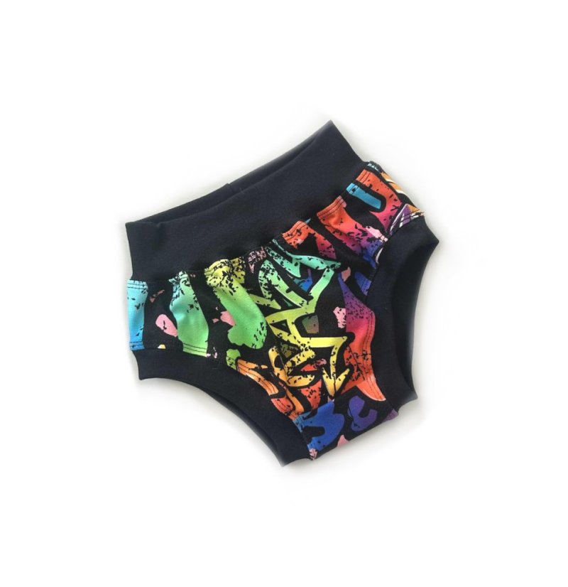 Dětské kalhotky/slipy Bambus, graffiti boom