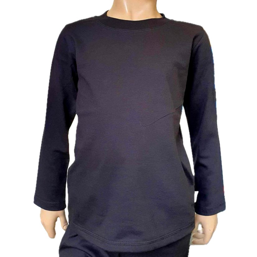 Dětské pyžamo BIO, černá klasika