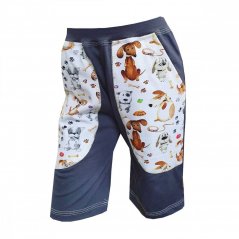 Detské šortky s vreckami DIGI DOGS 1