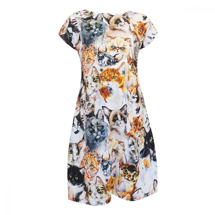 Dámské šaty, kočičí oči
