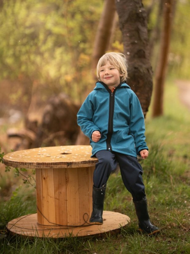 Dětská softshellová bunda s fleecem