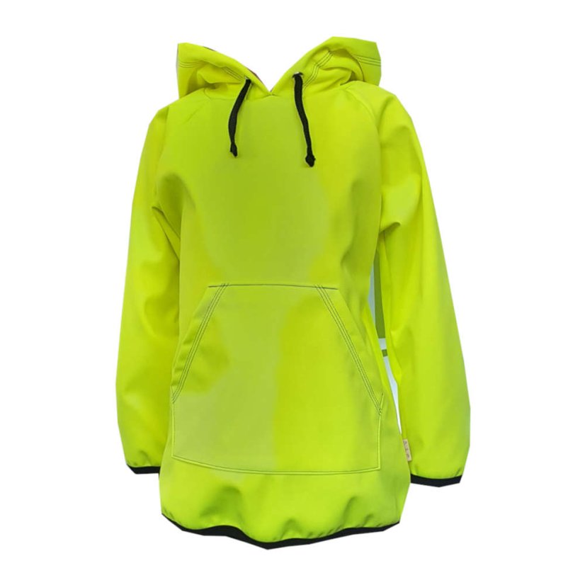 Dětská softshellová bunda přes hlavu