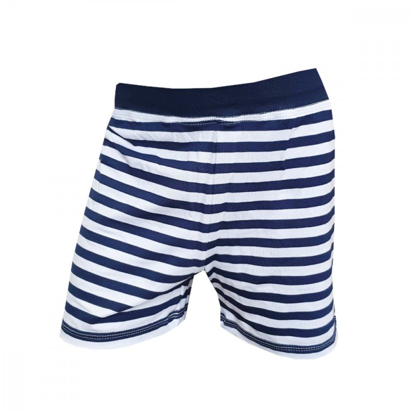 Dětské kraťasy krátké BAMBUS, navy námořník