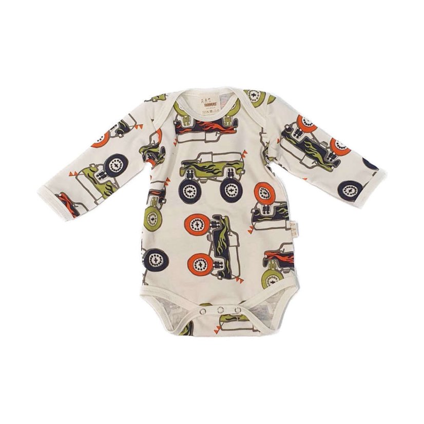 Dětské body BIO, teréňáky dlouhý rukáv