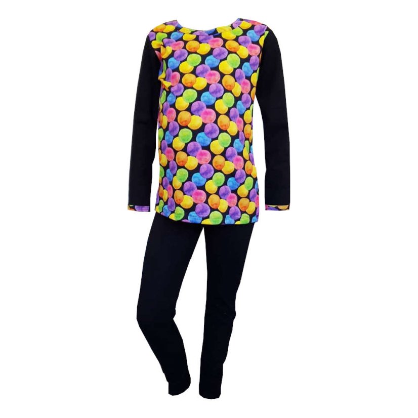 pyzamo black digi bubble