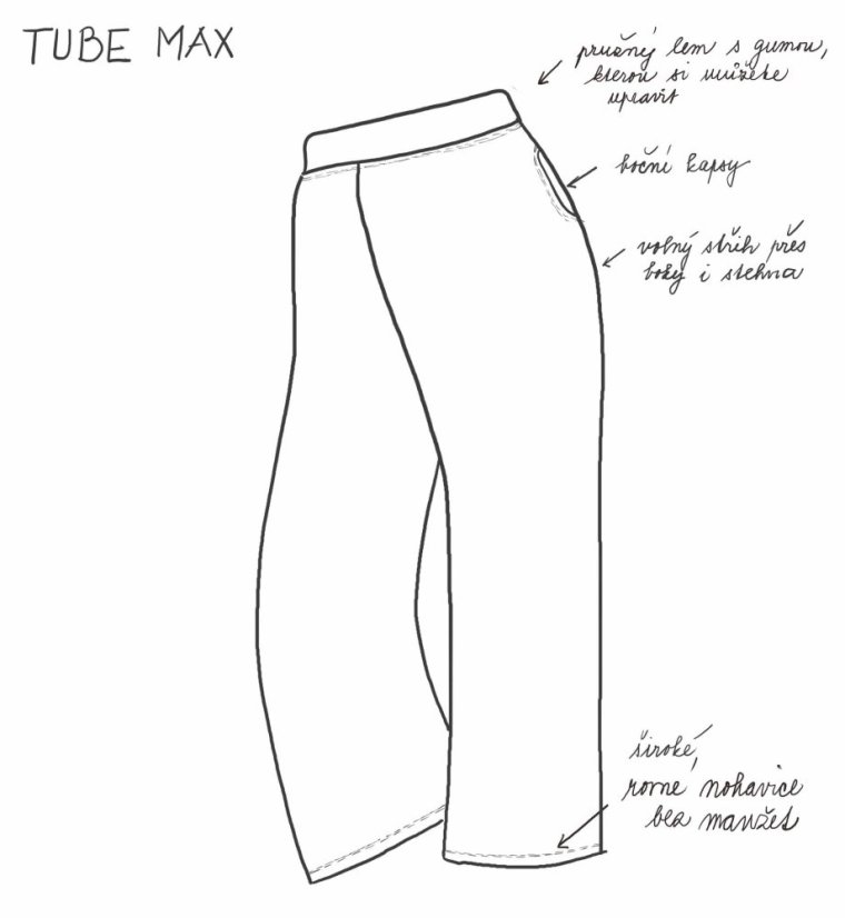 Dámské kalhoty klasik Bambus