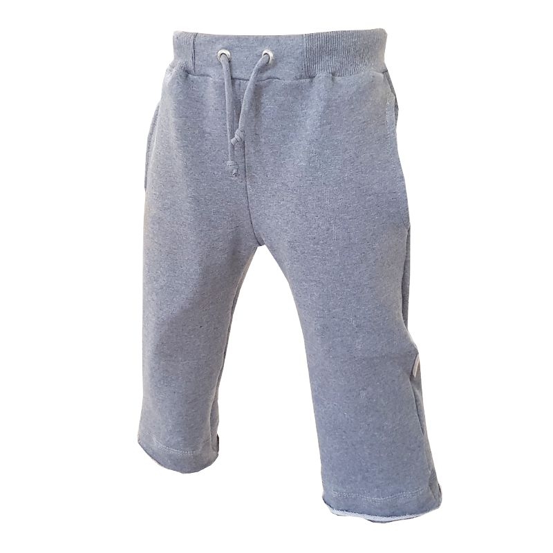 Dětské 3/4 tepláky WOW šedé melé (Velikost 98)