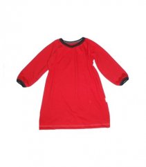 Dívčí šaty dlouhý rukáv IMP červené (Velikost 92-98)