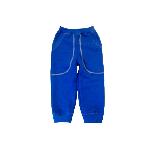Dětské tepláky do manžety ROYAL BLUE (Velikost 98)