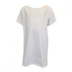 Dámské šaty OVERSIZE BIO, přírodní nebělená