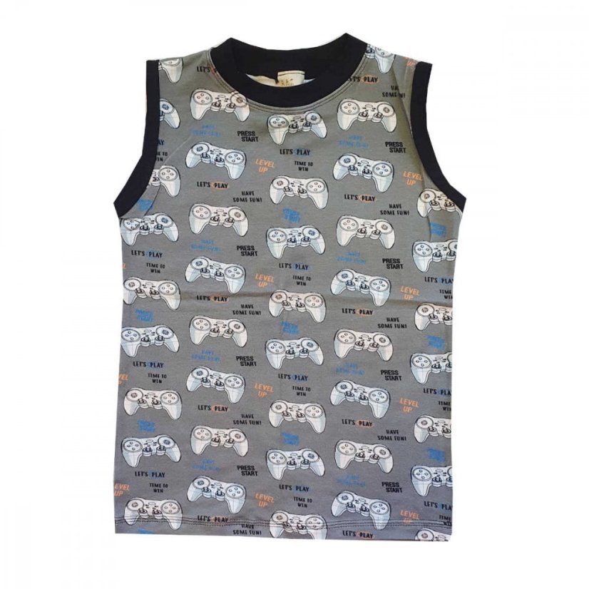 Dětské tričko bez rukávů, herní zóna