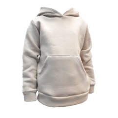 Pánská mikina HOODY teplá, béžová