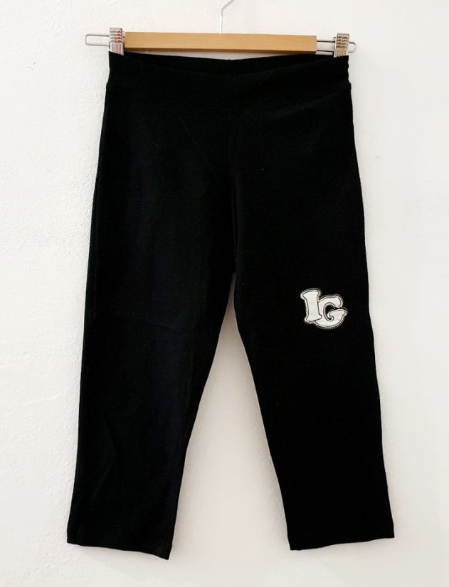 3/4 legíny černé dámské