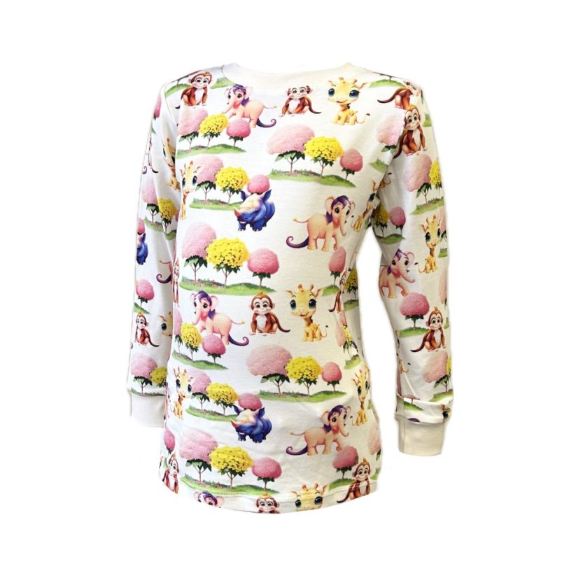 Dětské tričko BAMBUS, veselá zvířátka