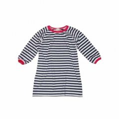 Dívčí šaty dlouhý rukáv NAVY námořník/red (Velikost 92-98)