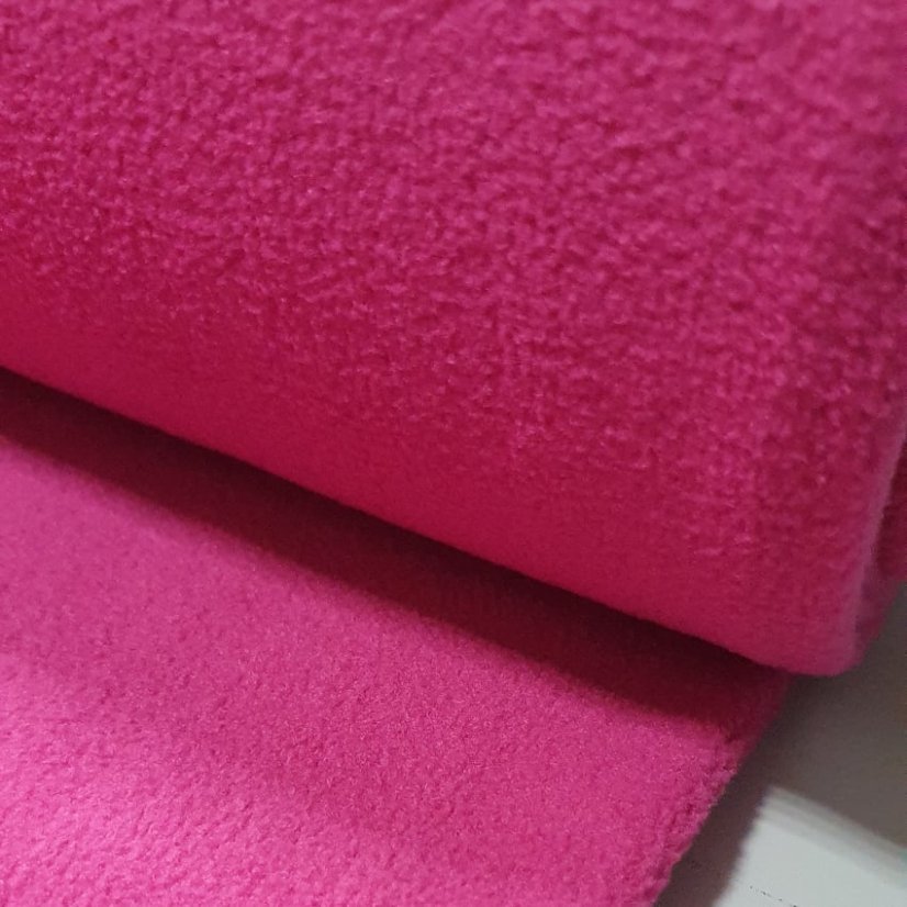 Dětská vesta FLEECE, sytě růžová