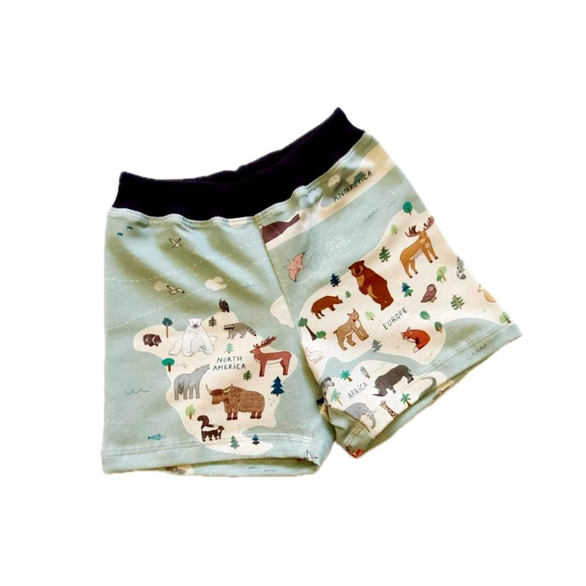 Detské krátke šortky DIGI CONTINENT