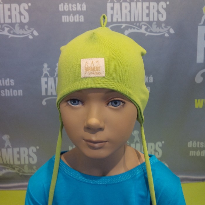 Čepice se šňůrkami bílá (Velikost 6 (obvod hlavy 54-57cm))