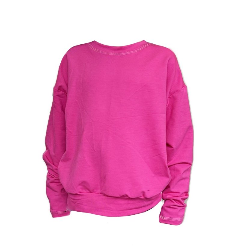 Dámská mikina HIP BAMBUS, sytě růžová