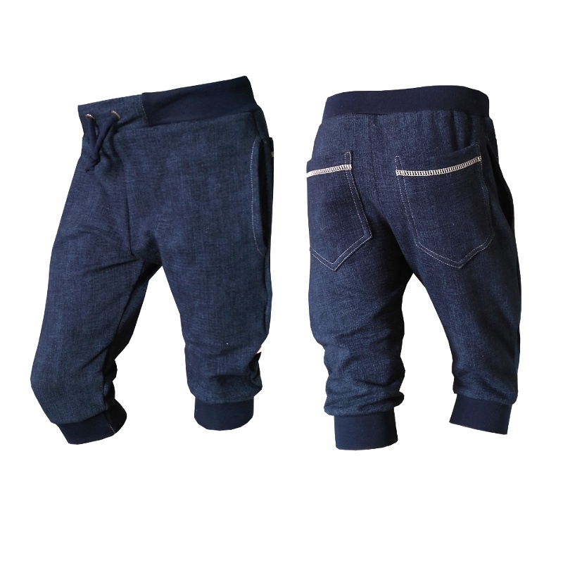 3 4manzeta wow jeans modre bezloga