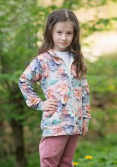 Dětská mikina ZIPPER FLOWERS 14