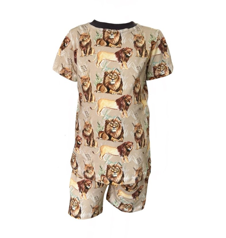 Dětské letní pyžamo, král savany