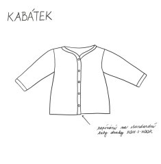 Dětský kabátek teplý, medvědí les