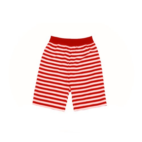 Dětské kraťasy po kolena červený námořník (Velikost 92-98)