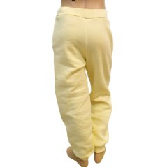Tepláky FLUFFY BABY YELLOW