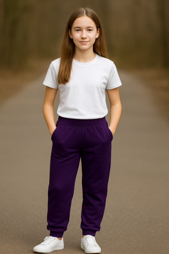 Dětské tepláky do manžety lehké