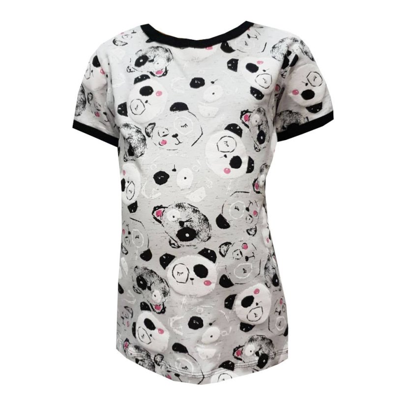 Tričko PANDA krátký rukáv - dívčí