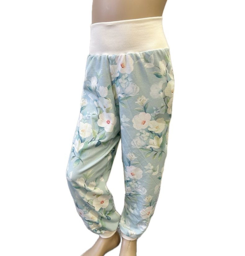 Kalhoty BAMBUS DIGI FLOWERS 21