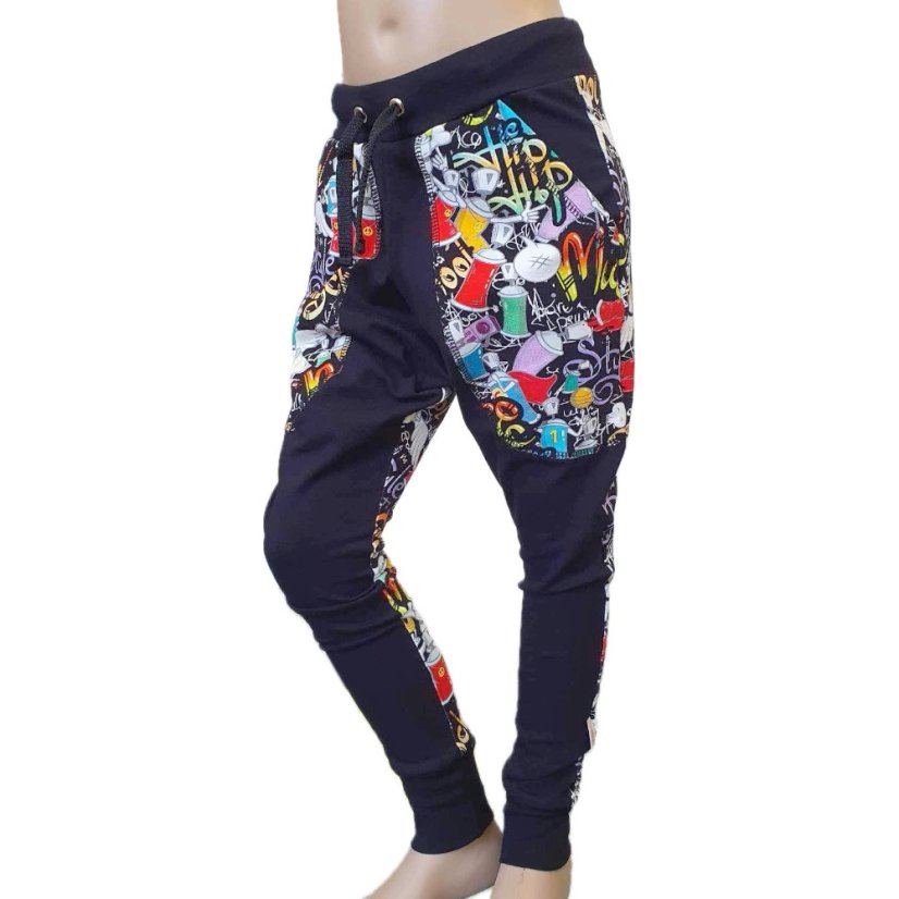 Pánské tepláky PARKOUR lehké, svět graffiti