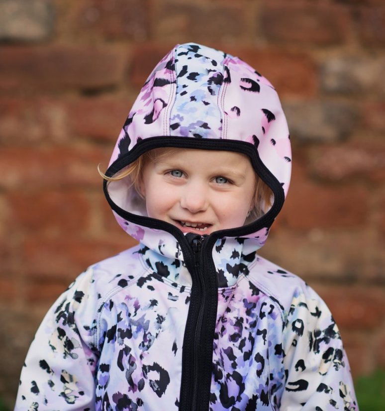 Dětská softshellová bunda s fleecem elastická