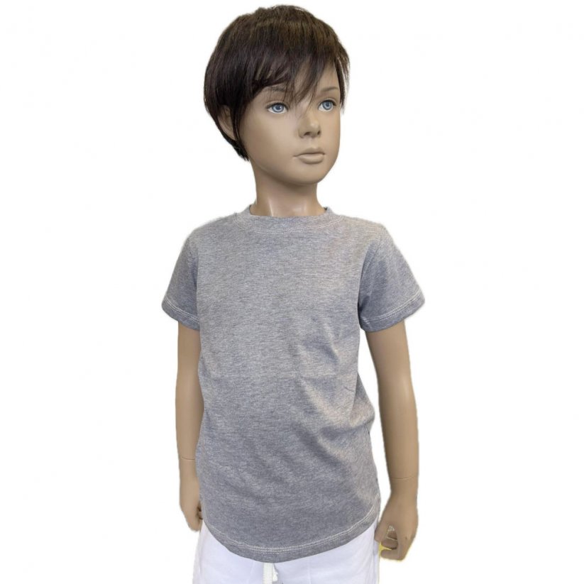Dětské tričko GREY MELE krátký rukáv