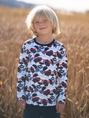 Dětské tričko, panda v brýlích