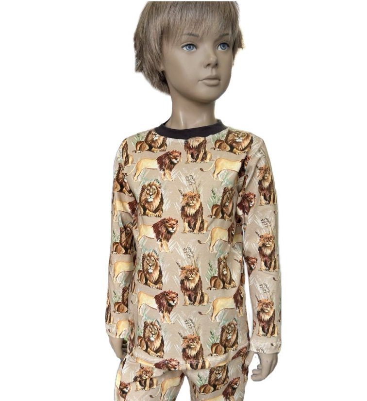 Dětské tričko, král savany