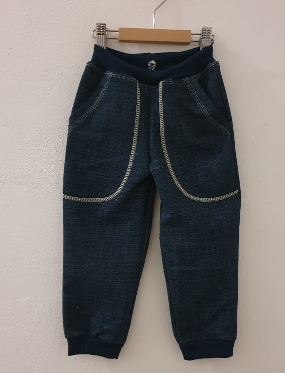 Nohavice s manžetami JEANS BLUE