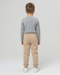 Dětské tepláky Fluffy teplé, velbloudí hnědá