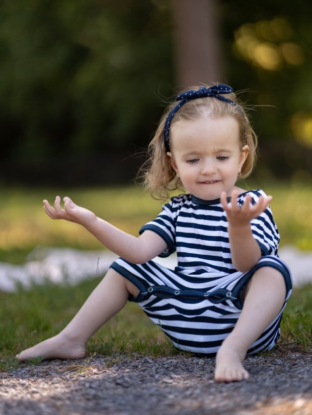 Dětský letní overal BAMBUS, námořník