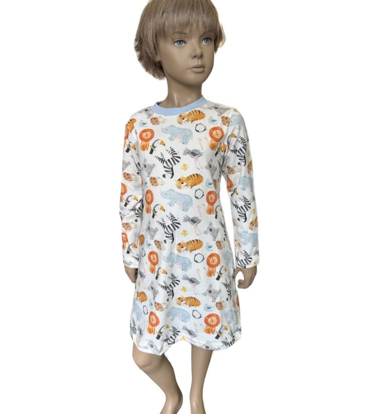 Dětská noční košile, kamarádi ze zoo