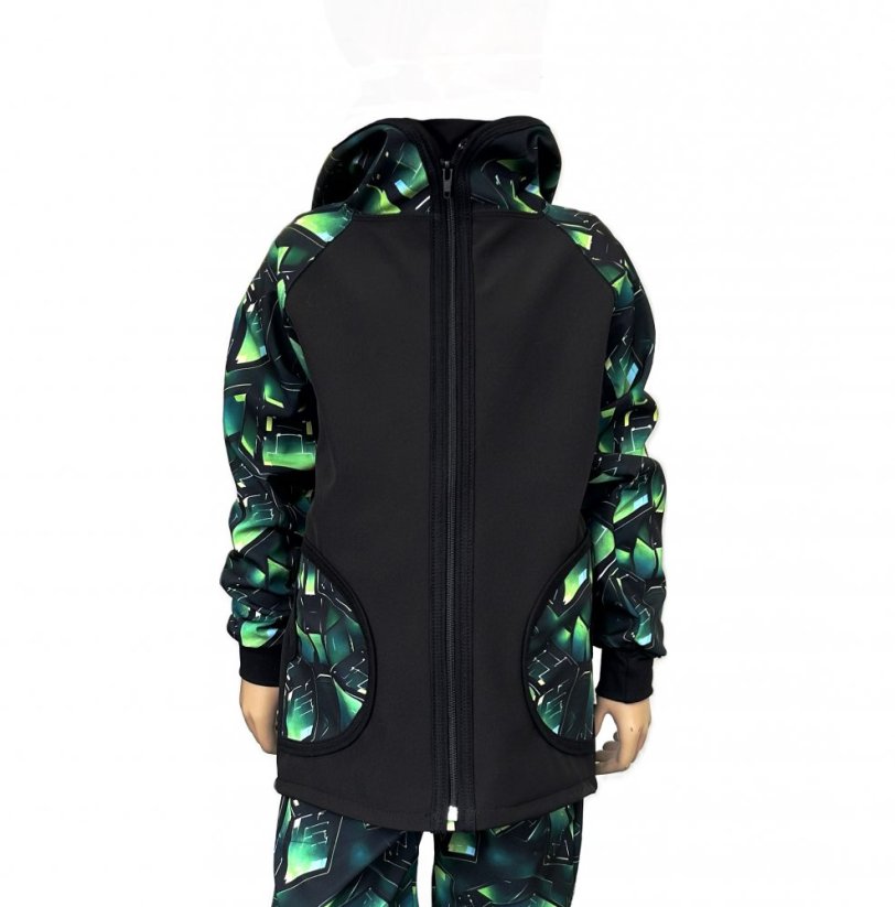 Dětská softshellová bunda bez fleecu